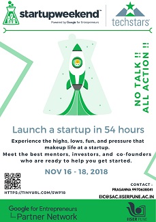 Poster for Global StartUp Weekend