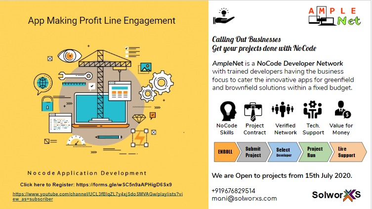 Internship on NoCode App