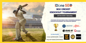 iDoneSEO's The Box Cricket Knockout Tournament