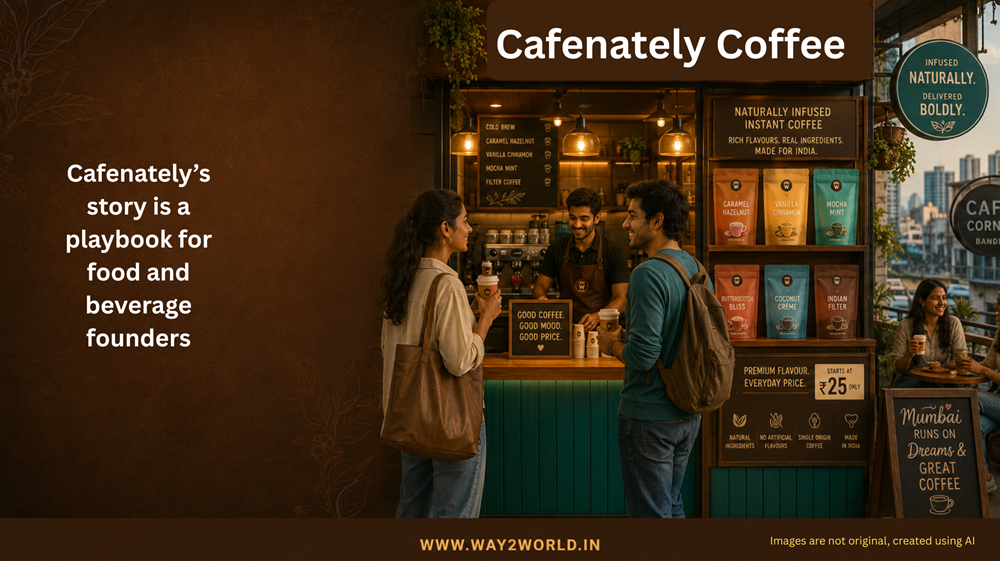 instant flavoured coffee packs