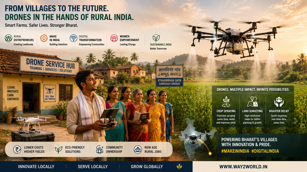 Empowering rural India with drones