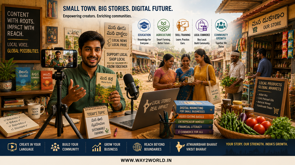 Local creators, global impact studio