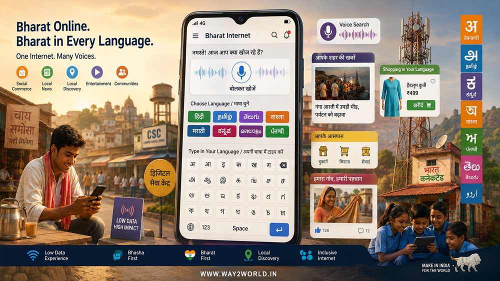 Bharat Online: Many Languages, One Internet