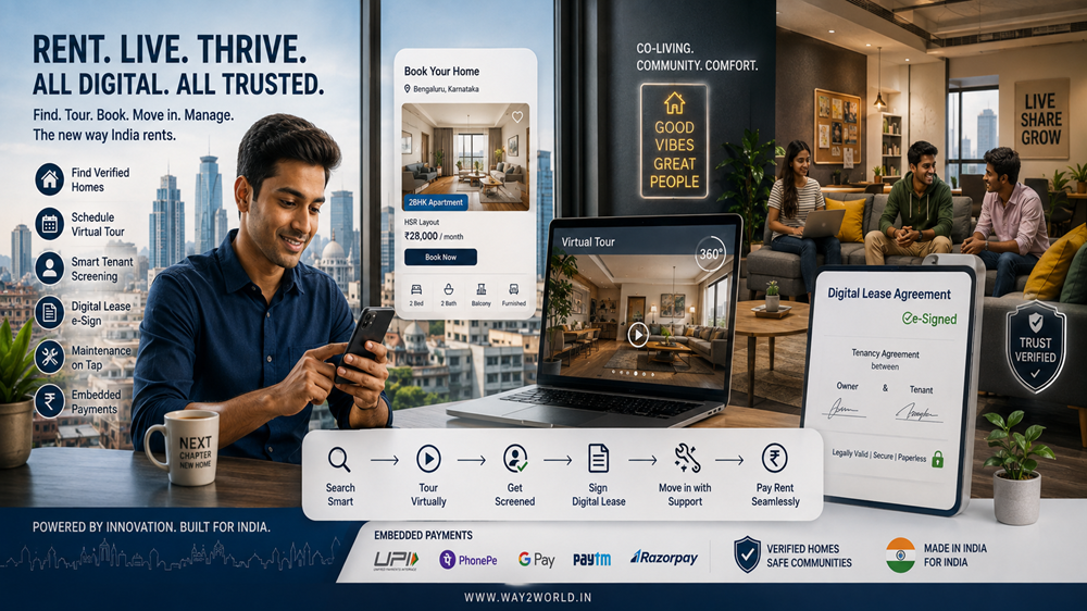 Digital Rental Living in India