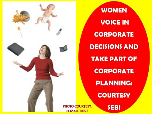 WOMEN TO VOICE IN CORPORATE DECISION