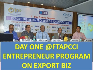 FTAPCCI EVENT ON STARTING EXPORT BUSINESS